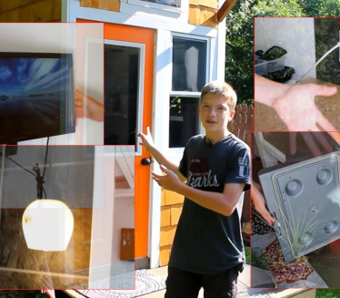LUKA ŽIVI U 8 m²: Svi se smejali kad je počeo da gradi VIDEO