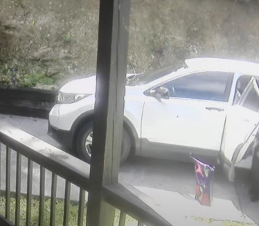 HOĆE DA SE PROVOZA: Medved ušao u automobil (VIDEO)