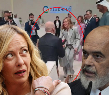 Edi Rama klečao pred Đorđom Meloni: "Ne sramoti ih" (VIDEO)