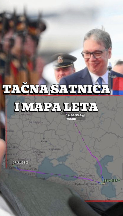TRIPUT MANJE NO AUTOM Koliko je predsedniku trebalo do Moskve